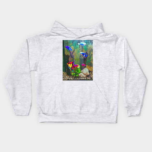 Aquarium Kids Hoodie by danieljanda